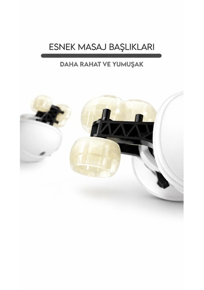 Masaj Aleti Isıtmalı Titreşimli Omuz Boyun Bel Sırt Bacak Kalf 3 Masaj Modu Isı Terapisi 1200 Mah Taşınabilir Şarjlı Masaj Cihazı 1.4 Kg