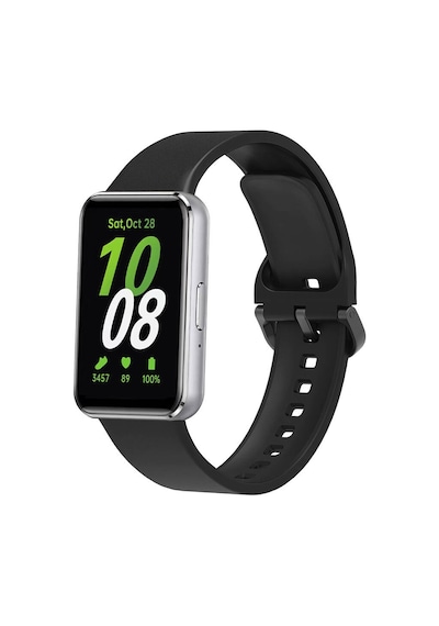 Galaxy Uyumlu Fit 3 Silikon Kordon Zore Krd-110 Strap Kayış-siyah