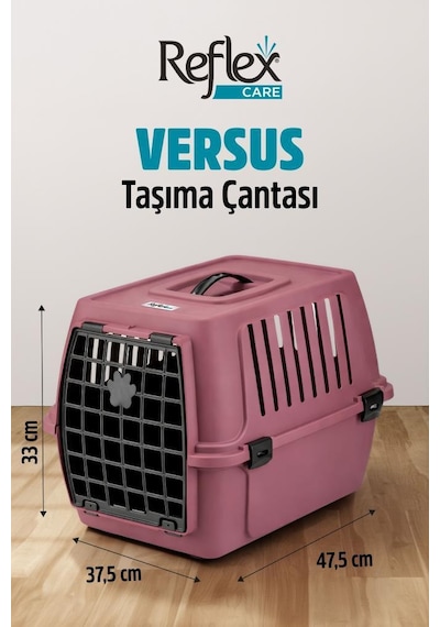 Reflex Care Versus Pet Taşıma Çantası Mor 47,5 X 37,5 X 33 Cm