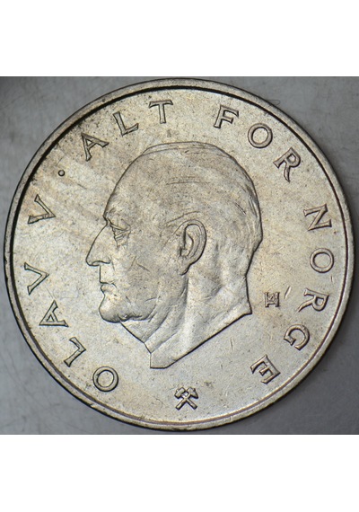 Norveç 5 Kron 1979 Kral 5. Olav Dönemi. 29,5 Mm.