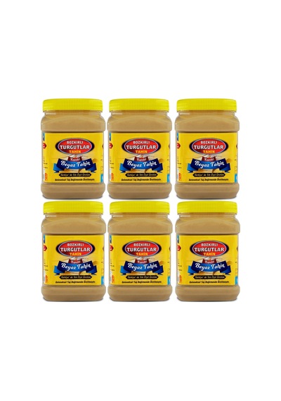 Bozkırlı Turgutlar Kepekli Beyaz Tahin 6 x 930 G