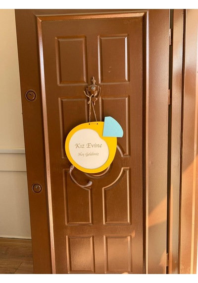 Kız Evi Hoşgeldiniz Kapı Süsü