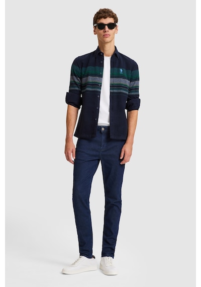 U.S. Polo Assn. Erkek Lacivert Jean Pantolon 50325202-dn0029 Navy Rınse