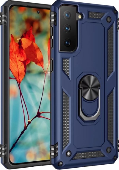 Samsung Uyumlu Galaxy S21 Plus 5G Kılıf Tank Koruma Vega Standlı Yüzüklü (510452223)