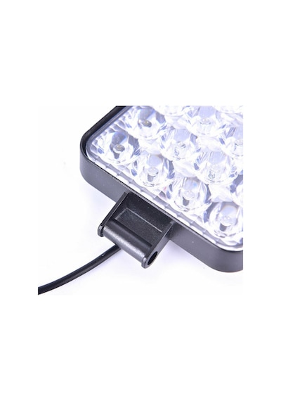 16 Led 48W Off Road Sis Farı Lambası Kare Gemi Tekne Slim 12V (271470663)