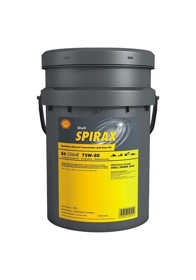 Shell Spirax S6 Gxme 75W-80 Zf Te-ML 01 L.02L.16K Kova Şanzıman Yağı 20 L