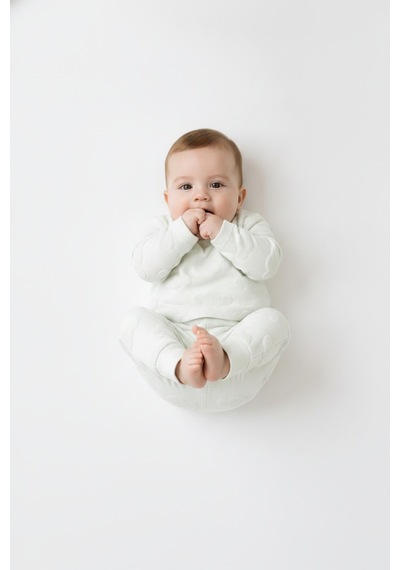 Tiffany Baby & Kids Puffy Cloudy Tasarımlı 2li Takım Yeşil