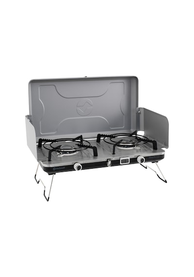 Outwell Merapi Pro Stove İkili Kamp & Karavan Ocağı Gri
