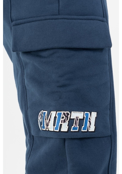 Maraton Sportswear Comfort Kadın Dönüşlü Paça Basic Navy Eşofman Altı 22974-navy Lacivert