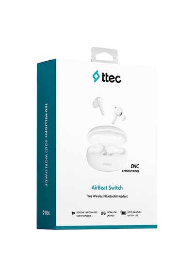 Ttec Airbeat Switch Enc 2KM152 Bluetooth 5.3 Kulak İçi Kulaklık