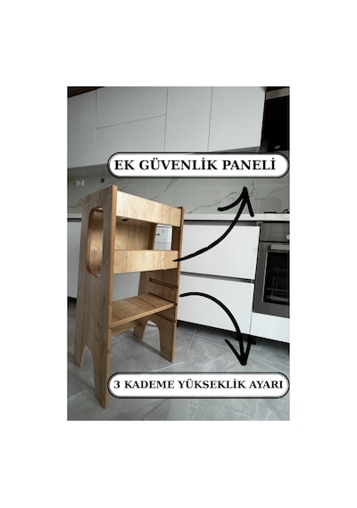 Güvenlik Panelli Öğrenme Kulesi Bebek ve Çocuk Öğrenme Kulesi Safir Meşe Güvenlik Panelli Öğrenme Kulesi Bebek ve Çocuk Öğrenme Kulesi Safir Meşe
