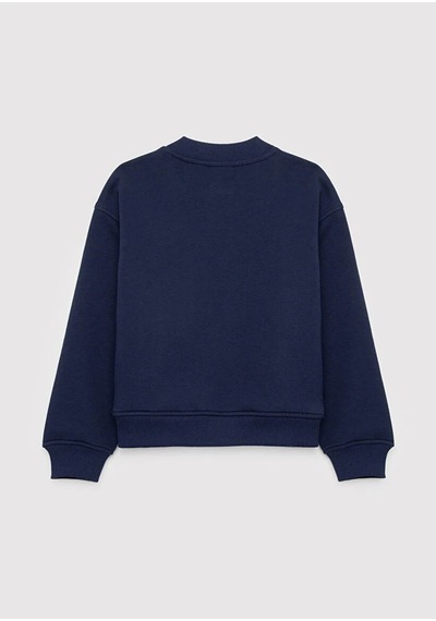 Mavi Mj Logo Nakışlı Bomber Lacivert Erkek Çocuk Ceket 6s10190-84371
