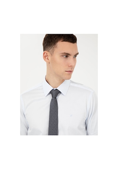Pierre Cardin Slim Fit Uzun Kollu Klasik Gömlek 50251166-vr003 Mavi