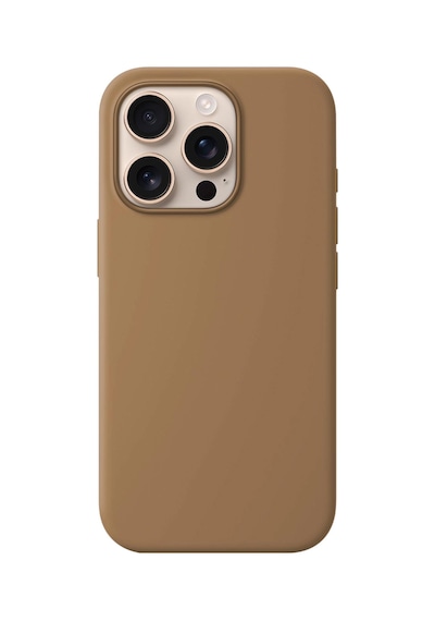 Apple iPhone 16 Pro Max Uyumlu İçi Kadife Kaplamalı Silikon Kılıf Airline Serisi Desert