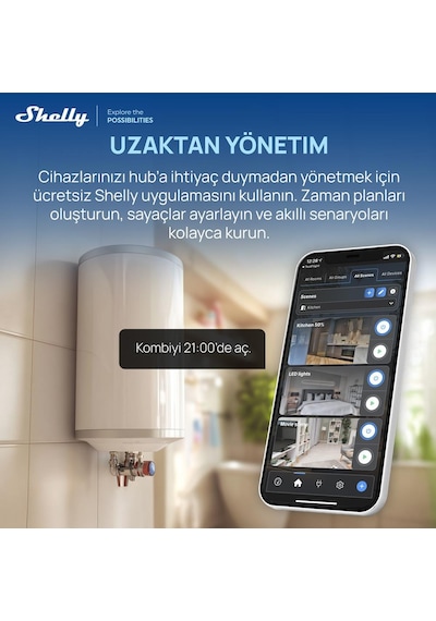 Shelly 1 Gen3 Akıllı Röle