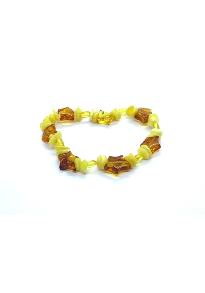 Ambergold Kehribar Bileklik Damla Kehribardan Blk0525