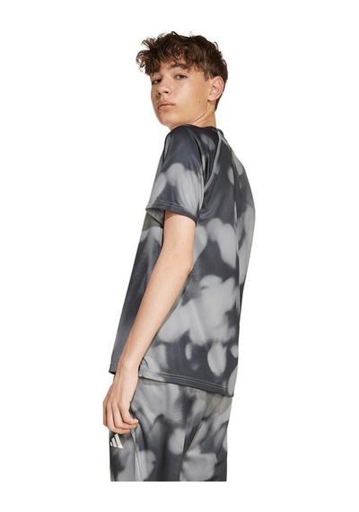Adidas Çocuk Siyah T-shirt Jm3781 Gri