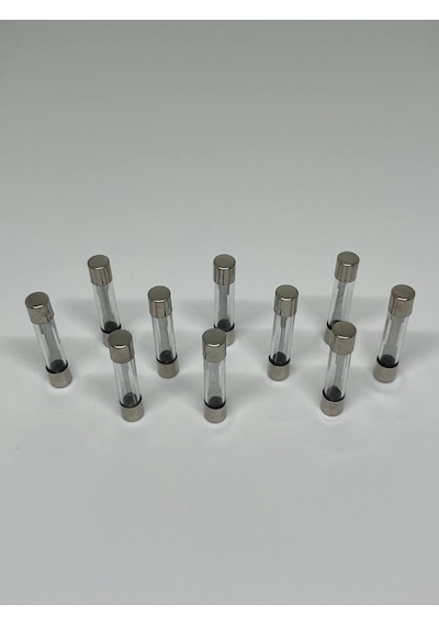 10 Adet 20 Amper 30mm Büyük Boy Cam Sigorta 20a