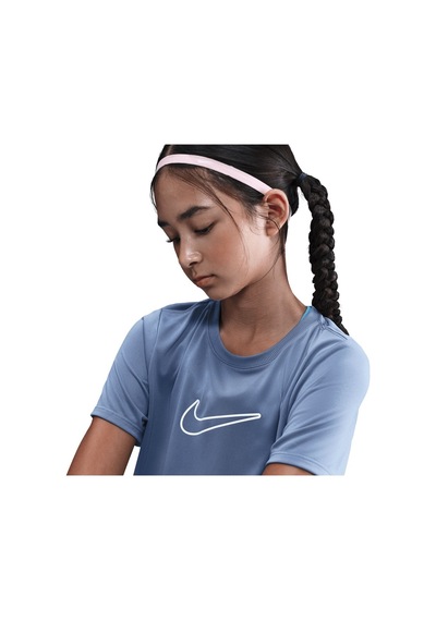 Nike Nıke Fz5600-499 One Fitted Genç Kız Indigo Tişört Mavi