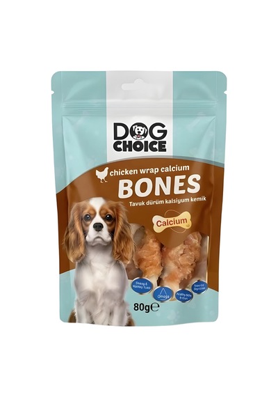 Dog Choice Kalsiyumlu Tavuk Dürüm Kemik Köpek Ödül Maması 80g