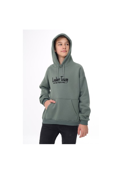 Toontoy Kids Toontoy Erkek Çocuk Oversize Kapüşonlu Cepli Düşük Omuz Baskılı Sweatshirt - 2 İplik Yeşil Toontoy Kids Toontoy Erkek Çocuk Oversize Kapüşonlu Cepli Düşük Omuz Baskılı Sweatshirt - 2 İplik Yeşil
