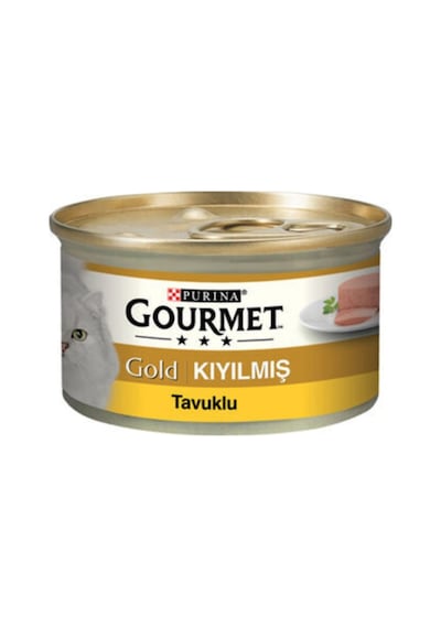 Purina Gourmet Gold Kıyılmış Tavuk Etli Konserve Yetişkin Kedi Maması 24 x 85 G