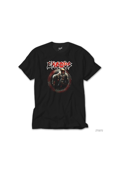 Exodus Siyah Tişört Siyah