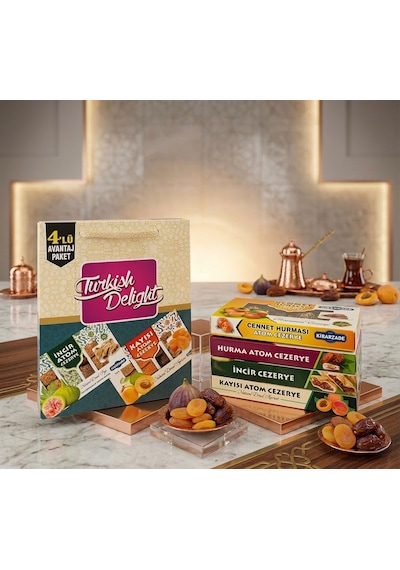 Atom Cezerye Karma - 4'lü Çanta Paket 125 Gr X 4