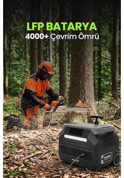 Goboenergy P3200 2048wh Lifepo4 3200w Max. Taşınabilir Güç İstasyonu,güç Kaynağı