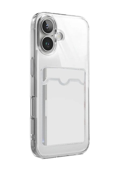 Apple İphone 17 Kart Şeffaf Silikon