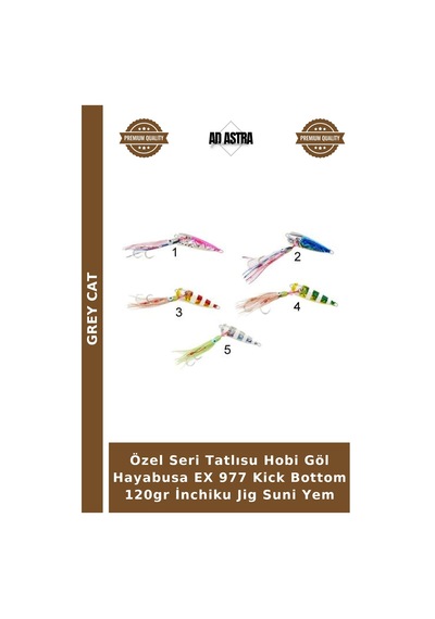 Özel Seri Tatlısu Hobi Göl Hayabusa Ex 977 Kick Bottom 120gr İnchiku Jig Suni Yem