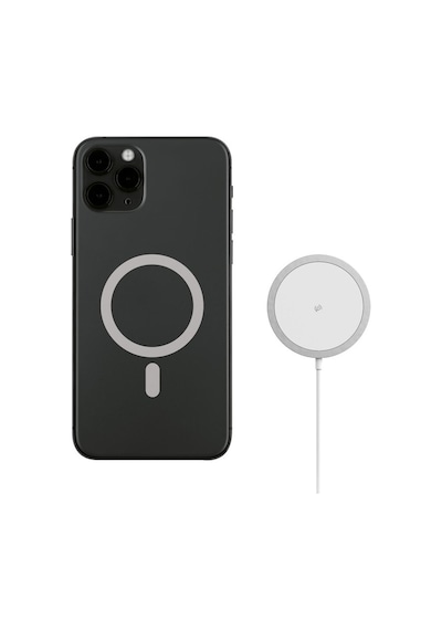 Polosmart Psm68 Magsafe Mıknatıslı Kablosuz Şarj Cihazı Beyaz