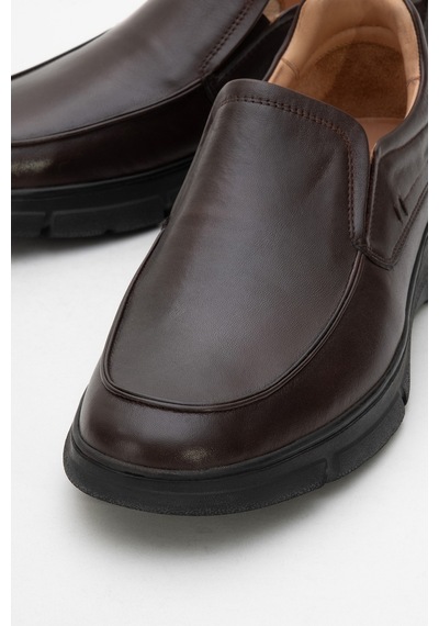 Dericlub Erkek Kalın Taban Bağcıksız Comfort Ayakkabı Gerçek Deri Cr 2676 Kahverengi Kahve Dericlub Erkek Kalın Taban Bağcıksız Comfort Ayakkabı Gerçek Deri Cr 2676 Kahverengi Kahve