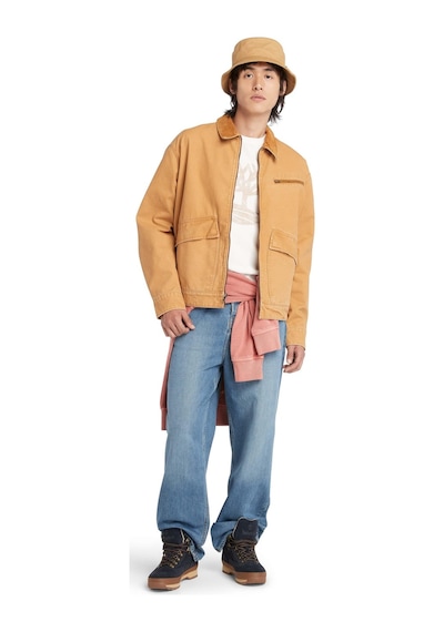 Timberland Tımberland Washed Canvas Jacket Tb0a5tgfp471-wheat Boot Hardal