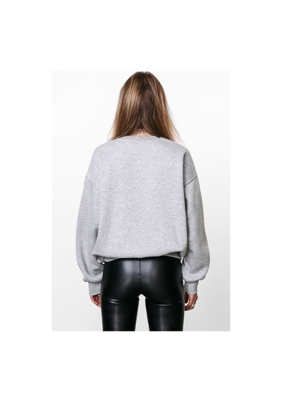 Madmext Mad Girls Gri Kadın Sweatshirt Mg925 Gri