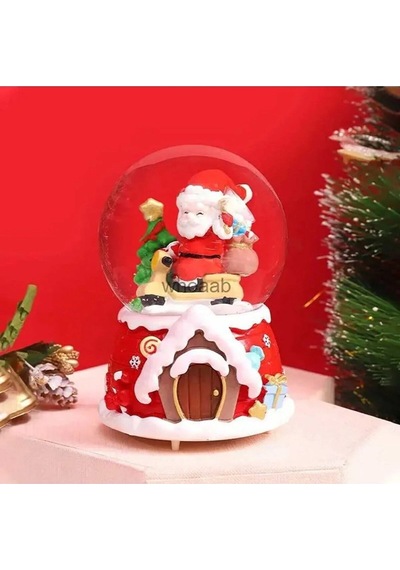 Noel Baba Hediyeler Temalı Işıklı Müzikli Kar Küresi Yılbaşı Noel Baba Hediyeler Temalı Kar Küresi Işıklı Müzikli 13 Cm Hediye 01