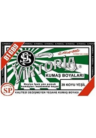 Viktoria Kumaş Boyası - Koyu Yeşil