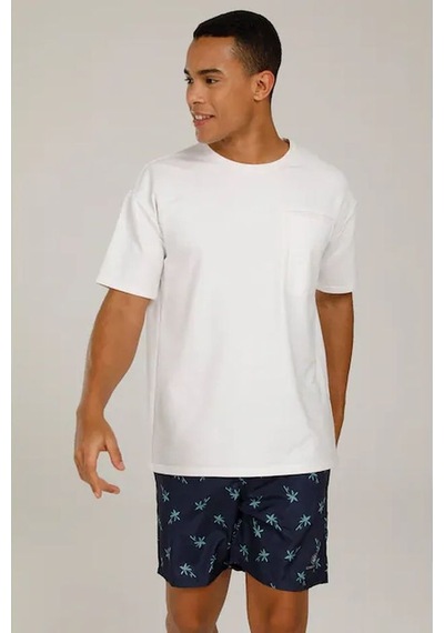 Lumberjack Renato Swim Short Lacivert Erkek Deniz Şortu 19ct485 101360435 001