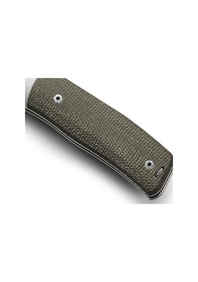 Lionsteel Nini - Green Canvas - Titanium Bolster Kamp Çakı Yeşil
