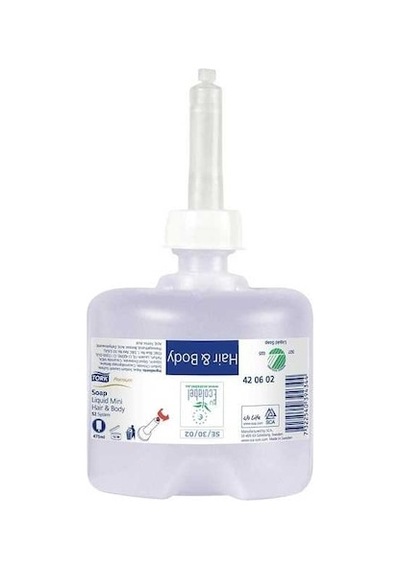 Tork Hair Body Premium Mini Sıvı Sabun 475 ML x 8