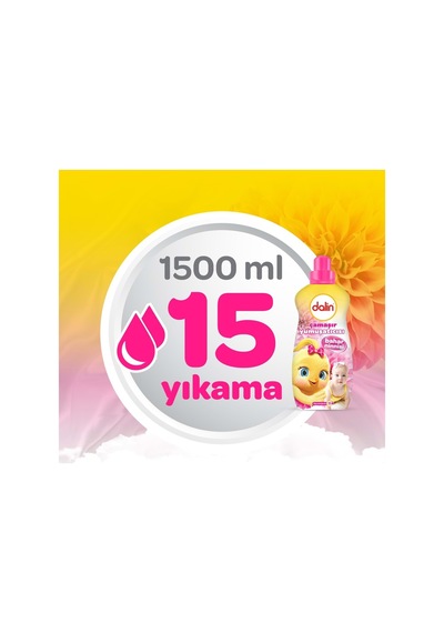 Çamaşır Yumuşatıcı 1500ml Bahar Ninnisi 6 Lı Set Bebeklere Özel