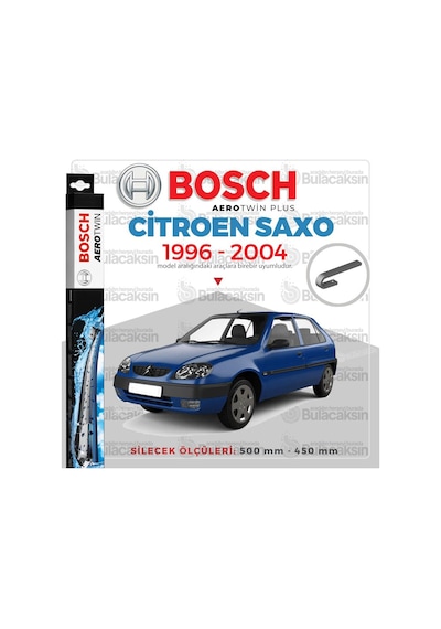 Citroen Saxo Muz Silecek Takımı 1996-2004 Bosch Aerotwin