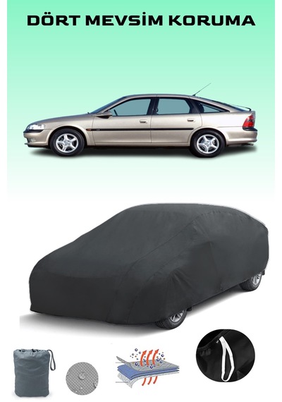 Siyah, Opel Vectra Hatchback 1999 - 2002, Araba Brandası, Oto Örtüsü, Araba Çadırı Siyah