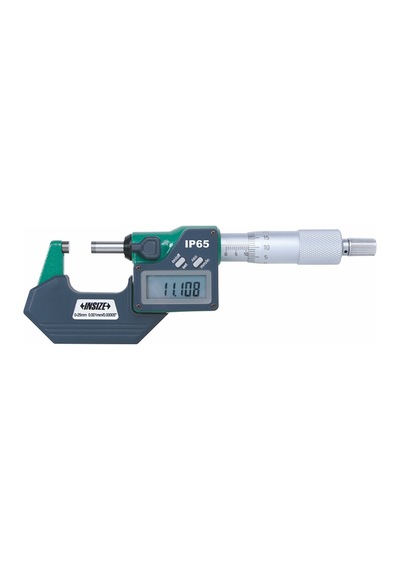 Insize 3108-100a Dijital Mikrometre Üç Tuşlu, Ip54 75-100mm - 0.001mm
