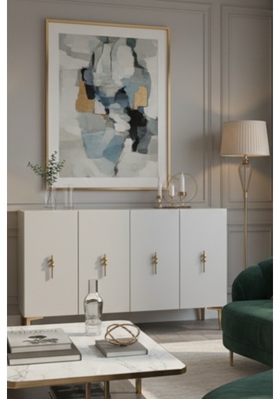 Ka1217bg Salkım120 Konsol, Kahve Köşesi Ve Tv Sehpası, Çok Amaçlı Dolap Beyaz-gold 120cm Ka1217bg Salkım120 Konsol, Kahve Köşesi Ve Tv Sehpası, Çok Amaçlı Dolap Beyaz-gold 120cm