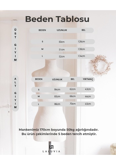 Laluvia Kırmızı Yırtmaç Detaylı Etekli Takım - 1195