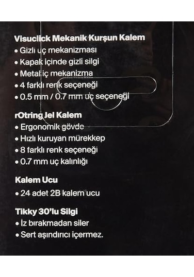 Visuclick Jel Okul Seti 0,7 Mm - Mavi .