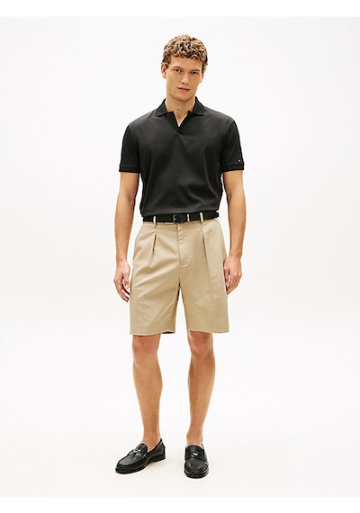 Tommy Hilfiger Mw0mw42745 Collar Intrest Inter Reg Erkek Polo Tişört Siyah