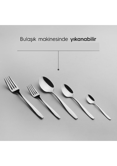 Nehir Sahra Sade Çay Kaşık 12 Ad Çelik