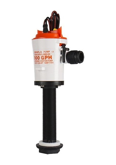 Goldsea Marine Tekne Livar Pompası Düz Giriş 800 Gph 12V Seaflo